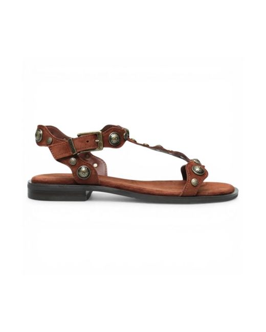 Ash Brown Phanny Flat Sandal