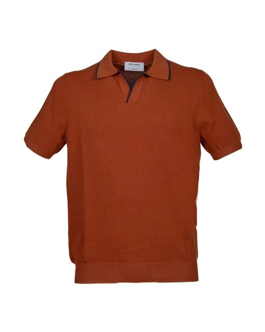 Gran Sasso Brown Polo Shirts for men