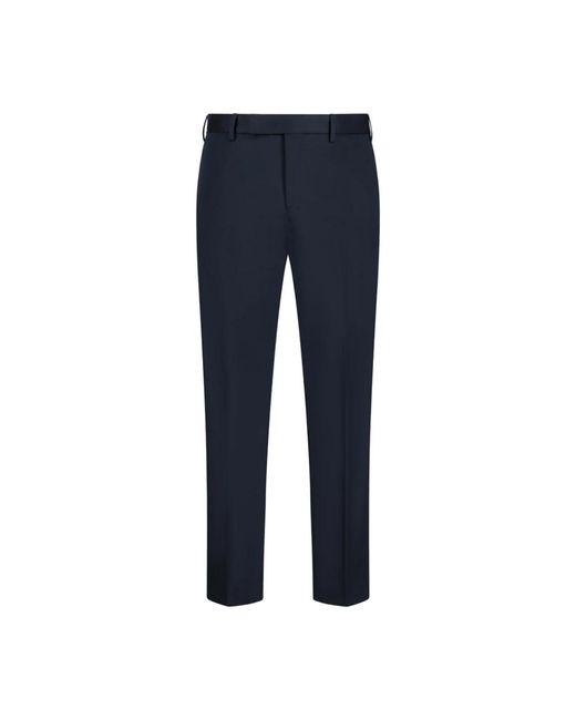 PT Torino Blue Suit Trousers for men