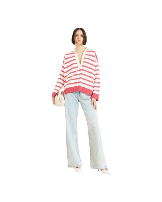Soallure Rechte Jeans in het Blue