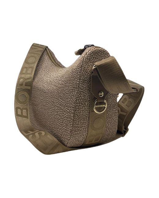 Borbonese Gray Shoulder Bags
