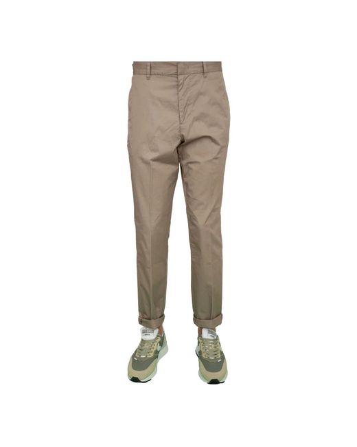 Emporio Armani Natural Slim-Fit Trousers for men