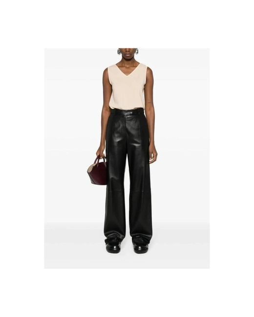 Sleeveless Tops Fabiana Filippi en coloris Natural