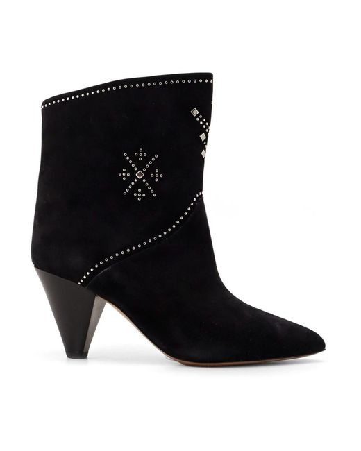 Isabel Marant Black Heeled Boots