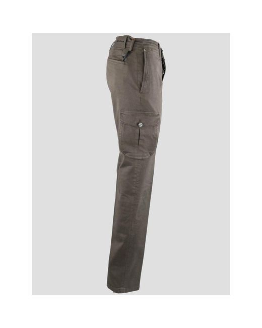 Kiton Gray Slim-Fit Trousers for men