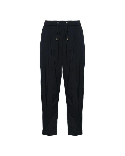 Herno Blue Cropped Trousers