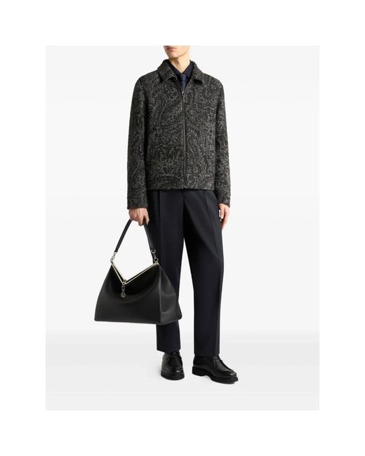 Light Jackets di Etro in Black da Uomo