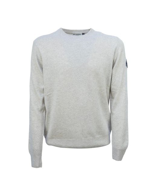 Roy Rogers Gray Round-Neck Knitwear for men