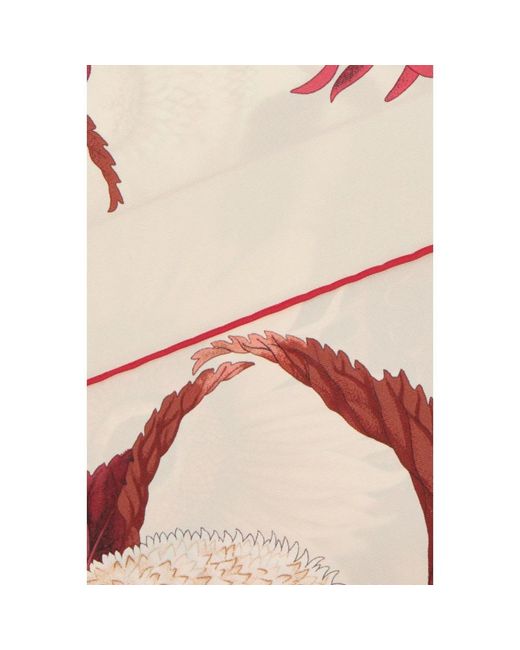 Ferragamo Red Silk Scarves