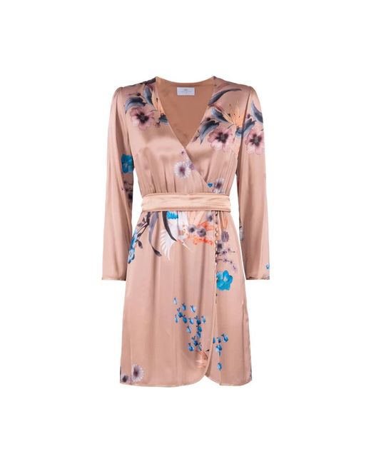 Nenette Pink Wrap Dresses