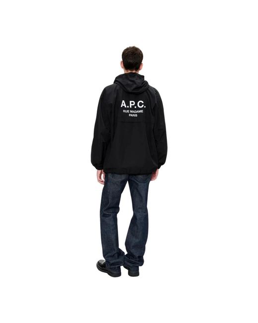 A.P.C. Black Light Jackets for men