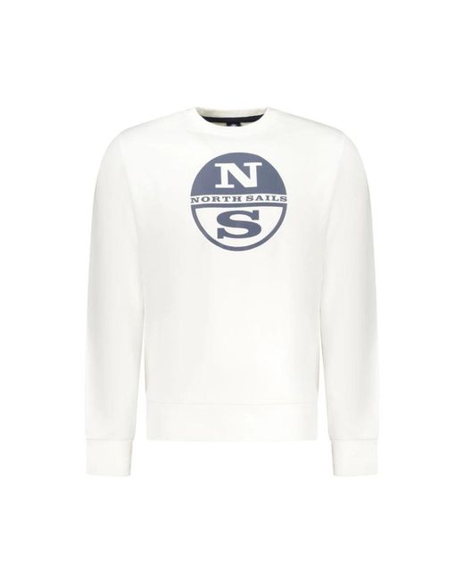 North Sails White Sweatshirts for men