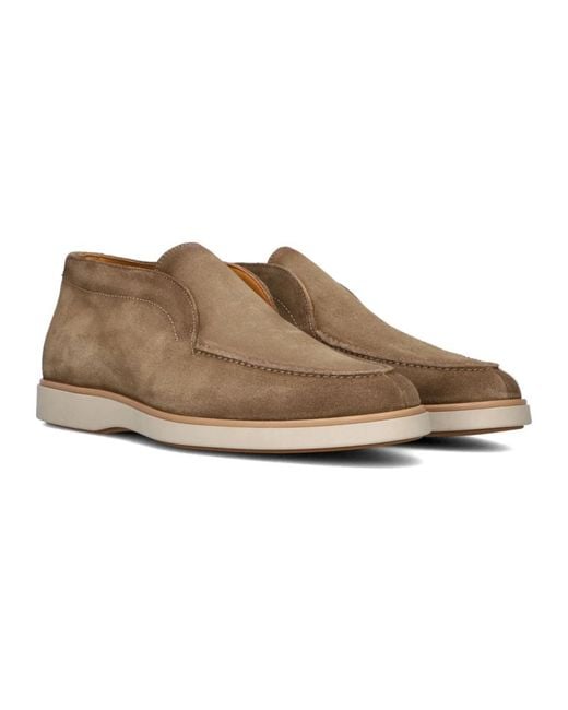 Magnanni Shoes Brown Loafers for men