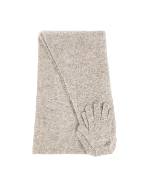 Moschino Gray Winter Scarves