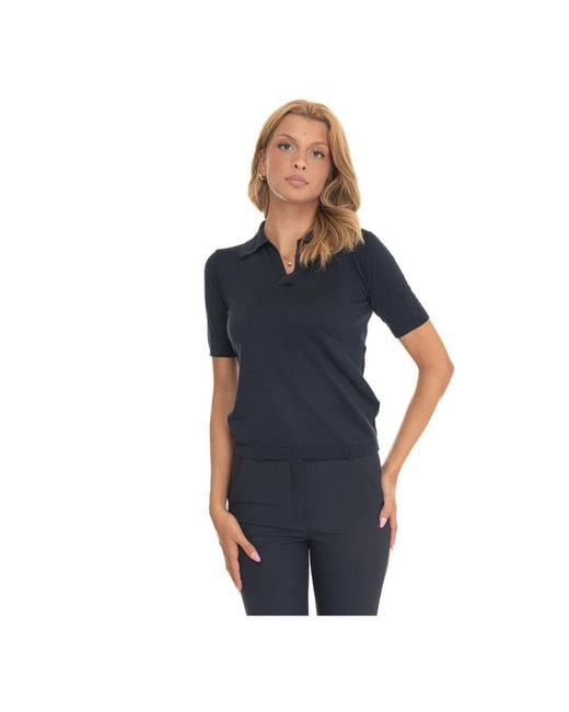 Weekend by Maxmara Black Polo Shirts