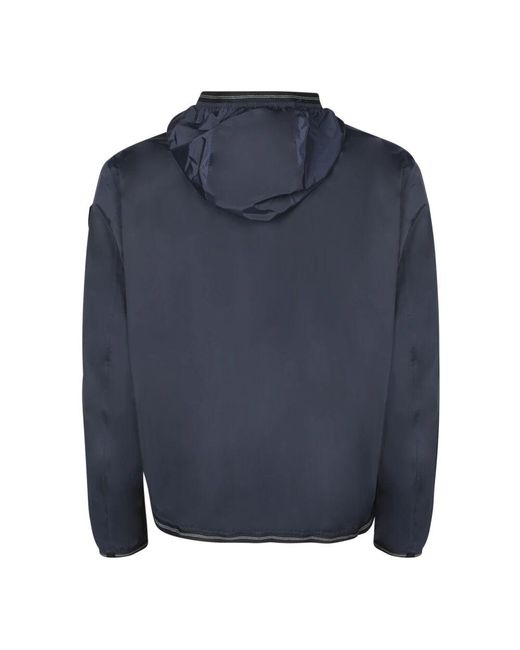 Blauer Technische stoffjacke für wechselnde klimazonen in Blue für Herren