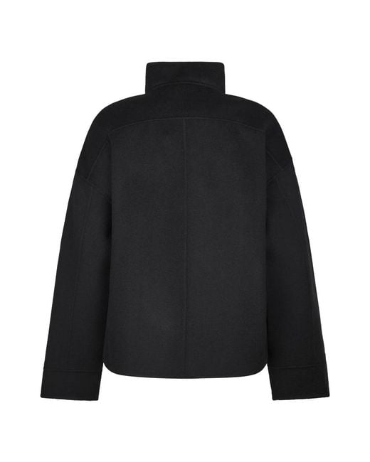 Max Mara Black Double-Breasted Coats