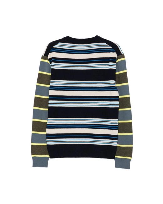 Paul Smith Blue Round-Neck Knitwear for men