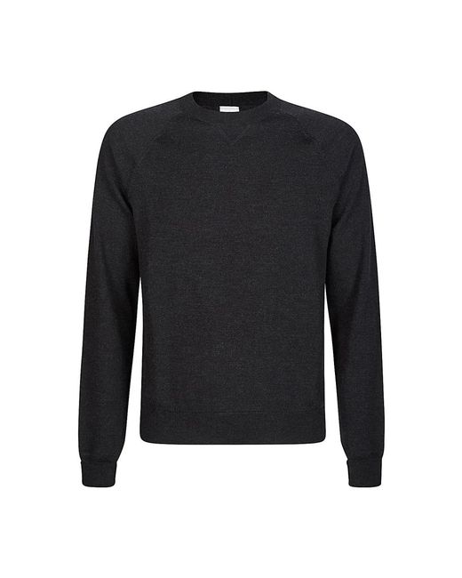 Eleventy Black Round-Neck Knitwear for men