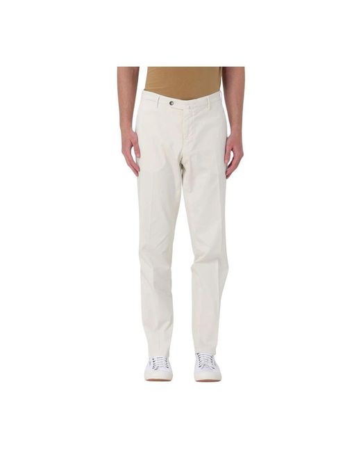 Luigi Bianchi Graue Chinos Mit Lockerer Passform in Gray für Herren