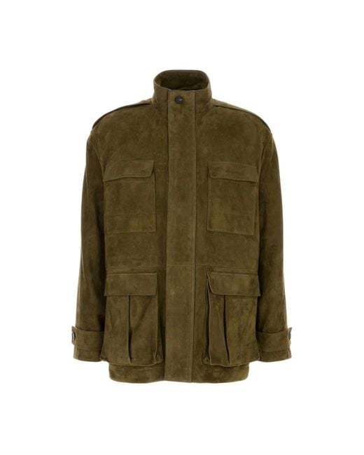 Ferragamo Green Light Jackets for men