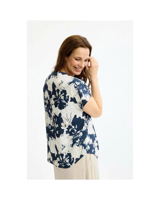 iN FRONT Blue Blouses