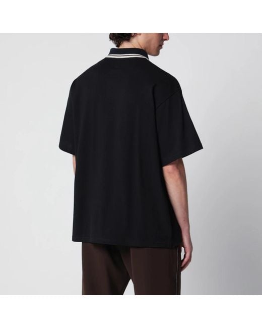 Needles Black Polo Shirts for men