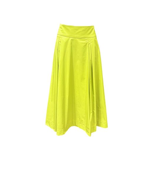 Midi Skirts Essentiel Antwerp de color Yellow
