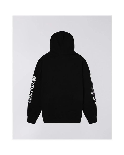 Edwin Hoodies & Sweatvesten ,Zwart ,Hoodies in het Black voor heren