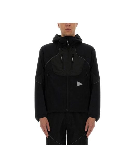 And Wander Black Light Jackets for men