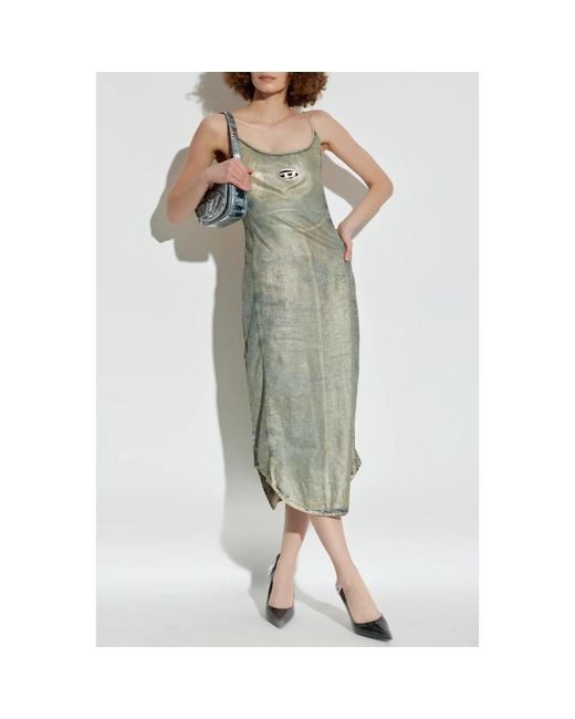 Midi Dresses DIESEL en coloris Green