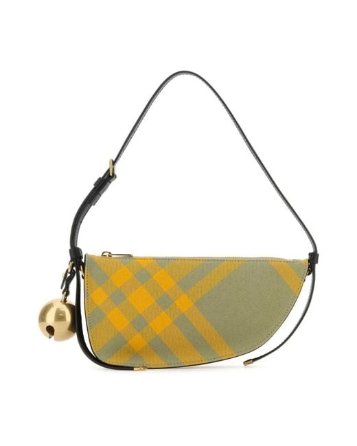 Burberry Yellow Shoulder Bags