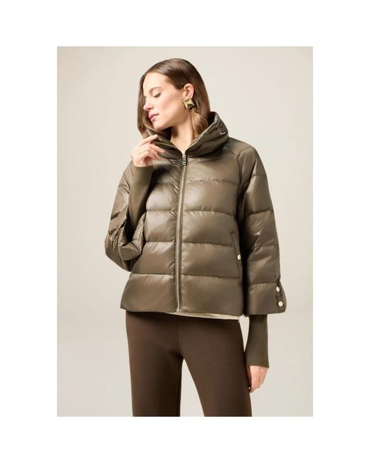 Down Jackets Oltre de color Brown