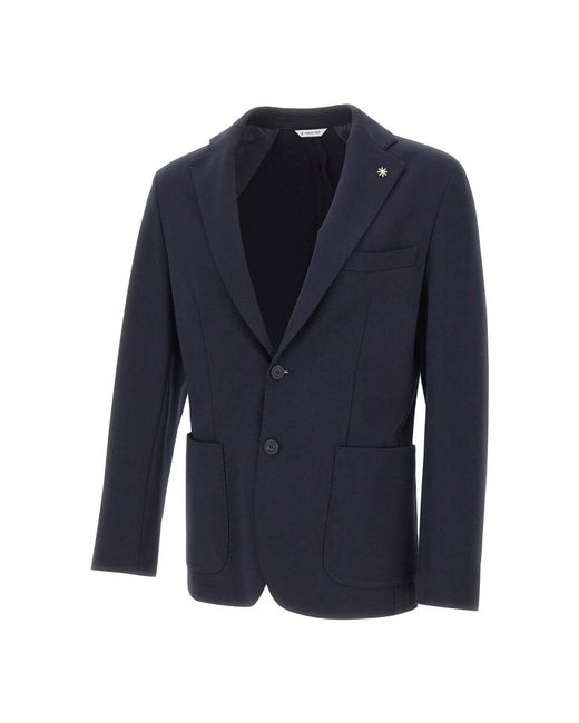Manuel Ritz Nuvola Jacket in het Blue voor heren