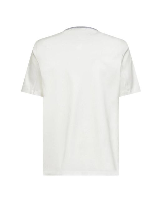 Brunello Cucinelli White T-Shirts for men