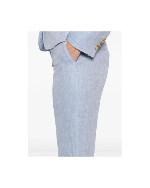 Etro Blue Wide Trousers