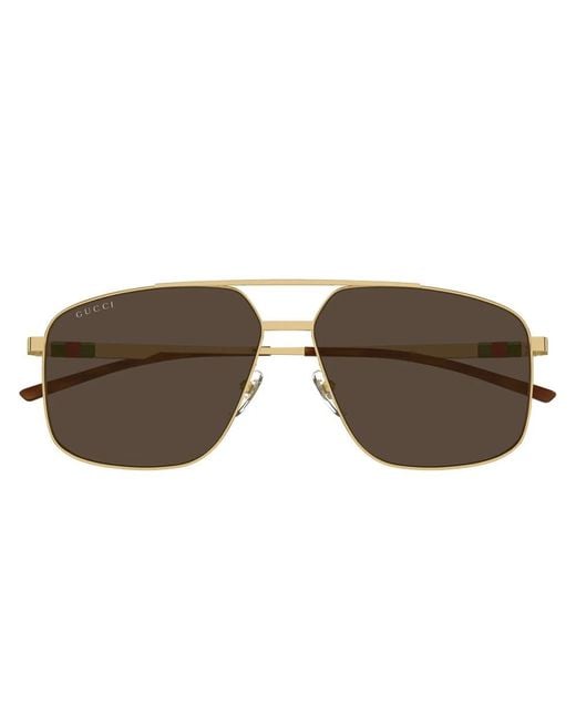 Gucci Yellow Sunglasses