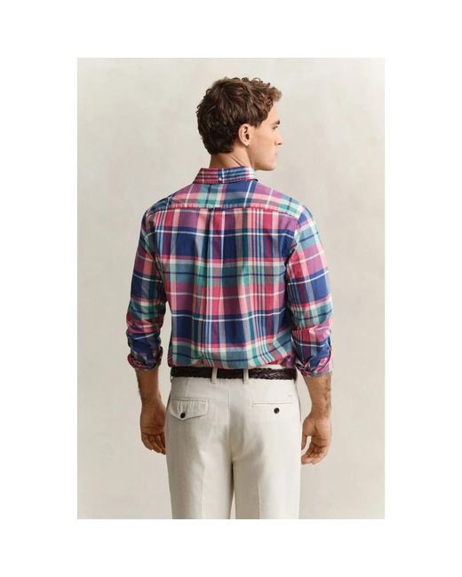 Gant Blue Casual Shirts for men