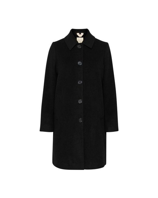 Part Two Single-Breasted Coats in het Black