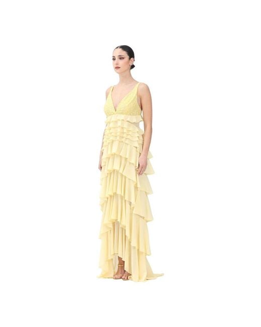 Elisabetta Franchi Metallic Gowns