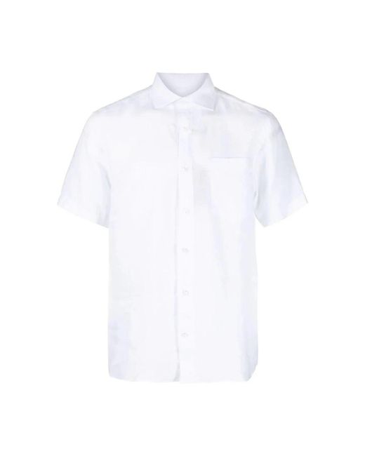 Paul & Shark White Short Sleeve Shirts for men