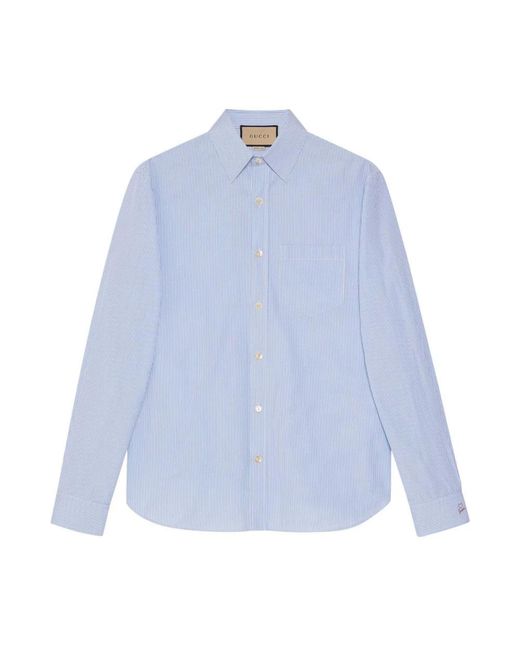 Gucci Blue Casual Shirts for men