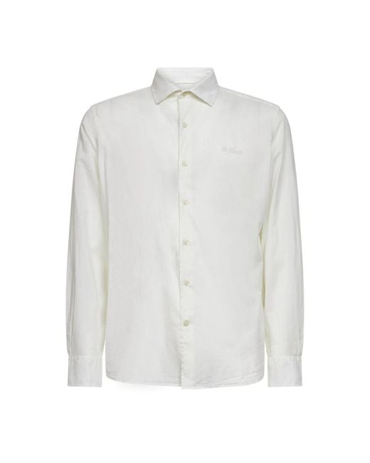 Mc2 Saint Barth White Casual Shirts for men