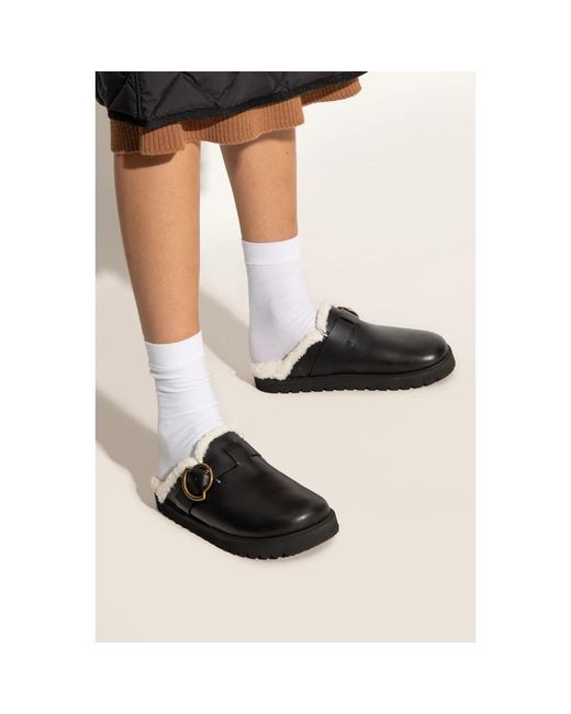 Moncler Black Mules