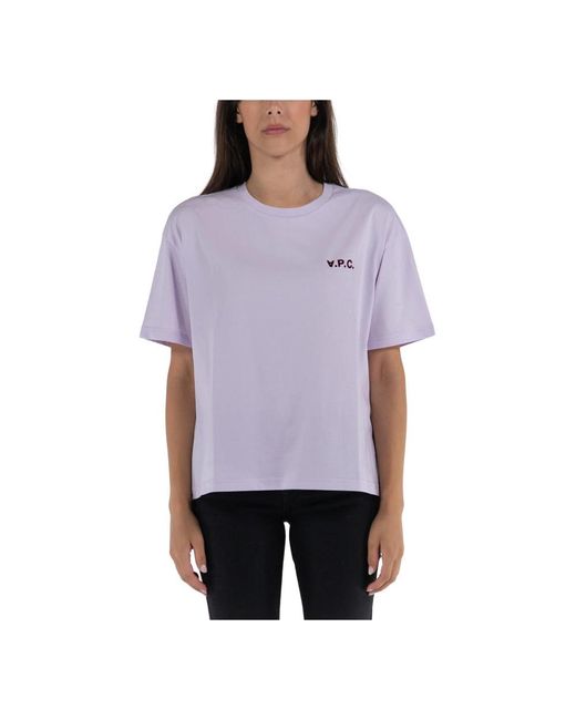 A.P.C. Purple T-Shirts