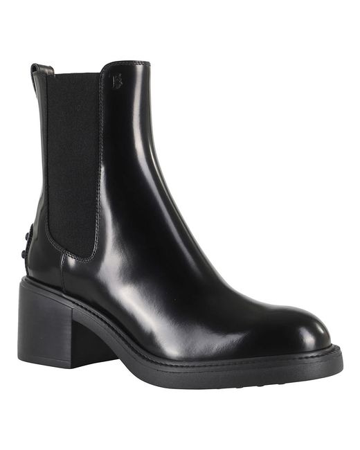 Tod's Black Heeled Boots