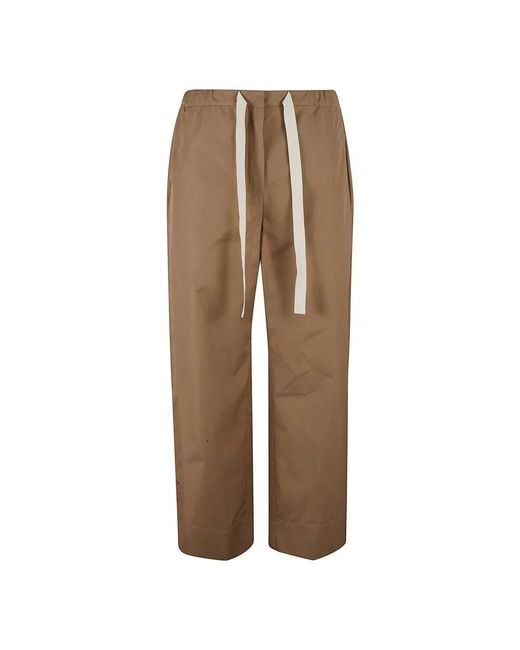 Max Mara Brown Braune Hose Argento