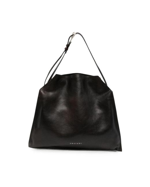 Orciani Black Shoulder Bags