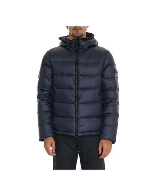 Peuterey Blue Down Jackets for men