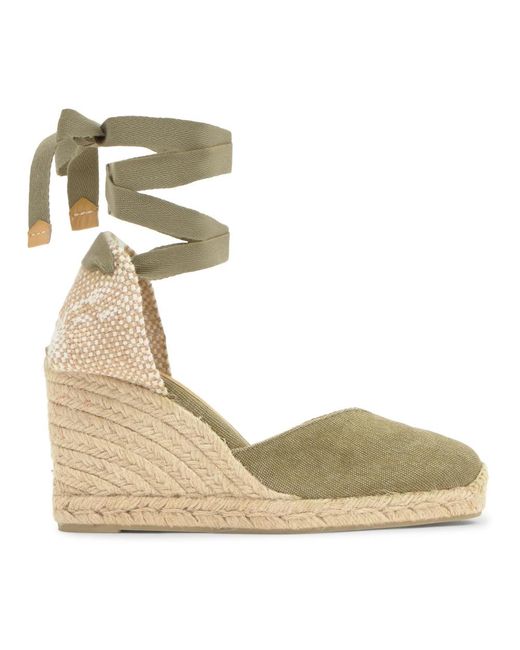 Castaner Metallic Wedges